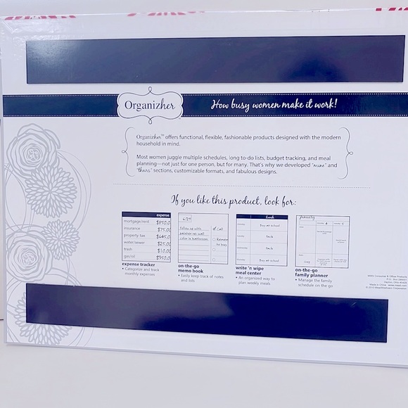 Organizer Dry Erase Magnetic Monthly Calendar Planner - Picture 3 of 5